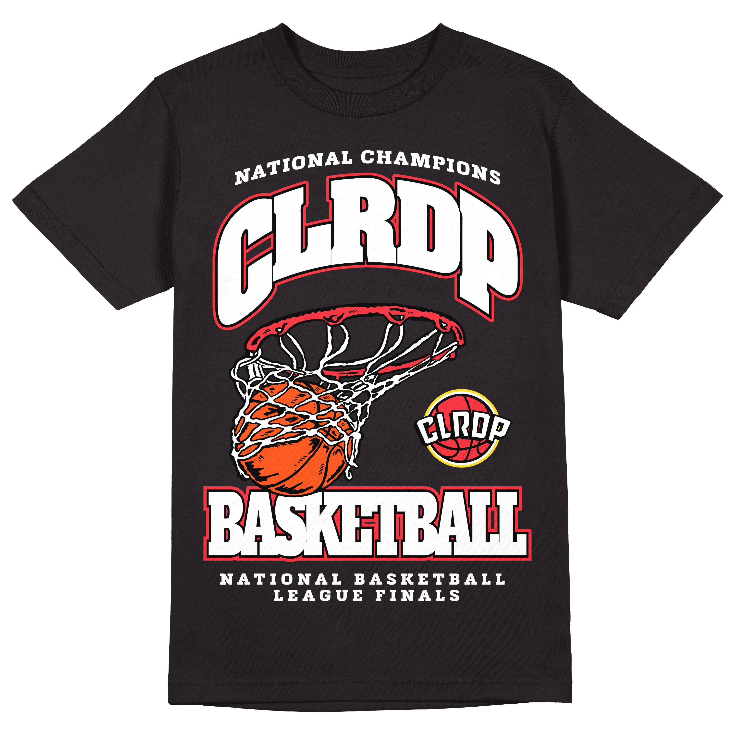 CLRDP Basketball Black Tee