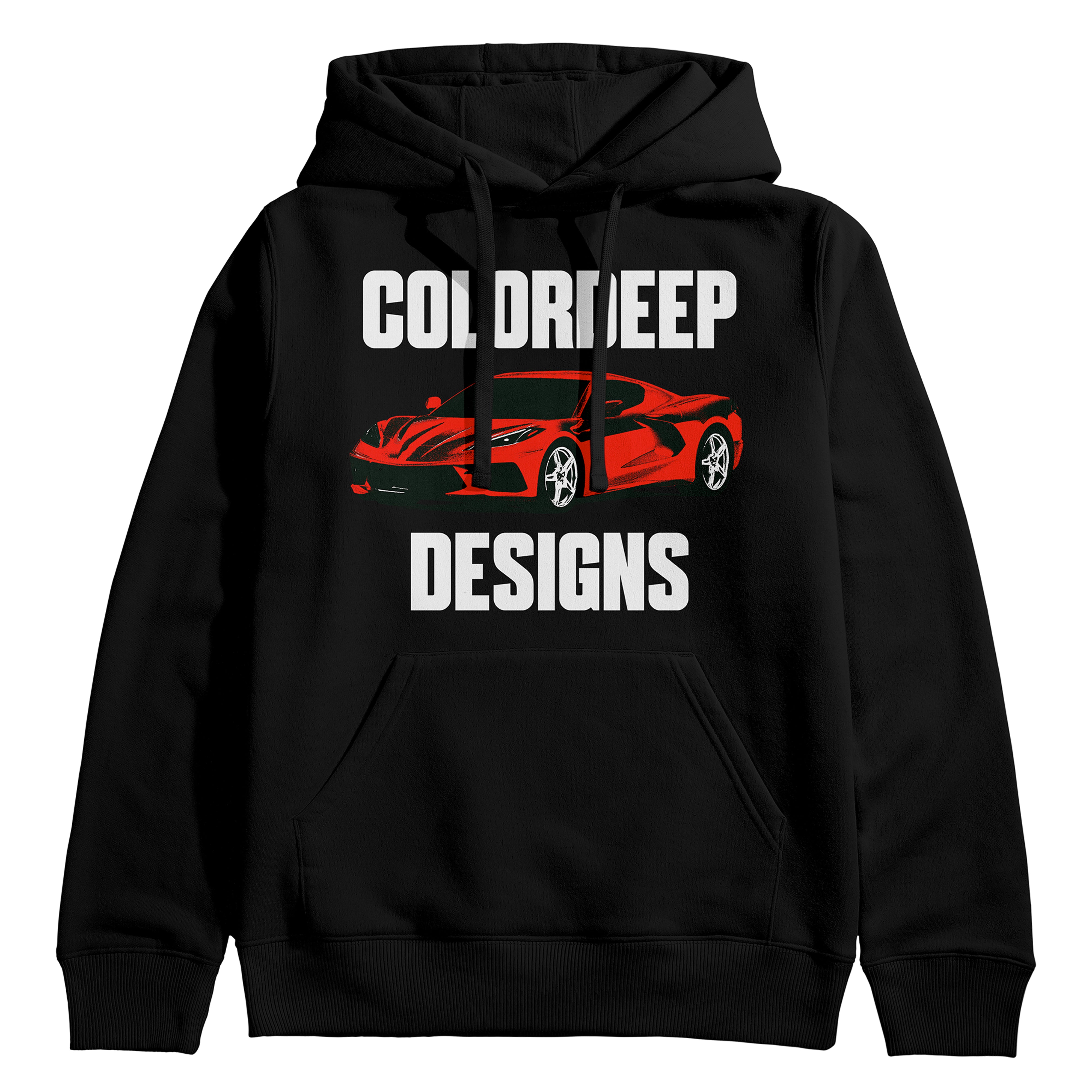 ColorDeep Designs Black Hoodie